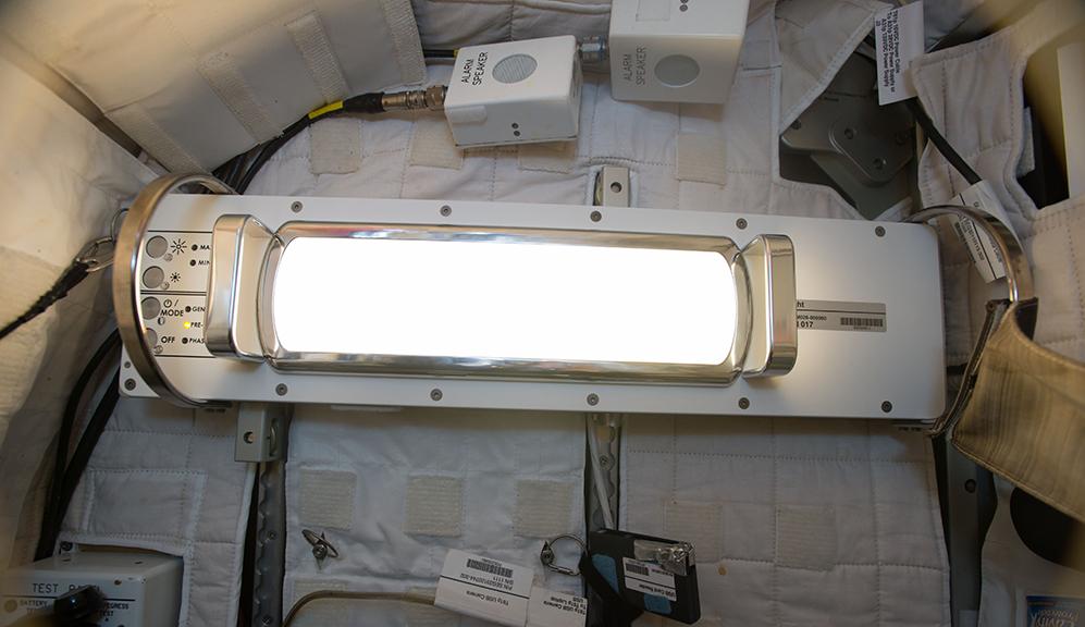 The Solid-State Lighting Assembly on the space station