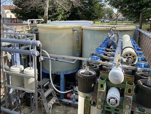 The gray water reclamation system at Ames Research Center’s Sustainability Base