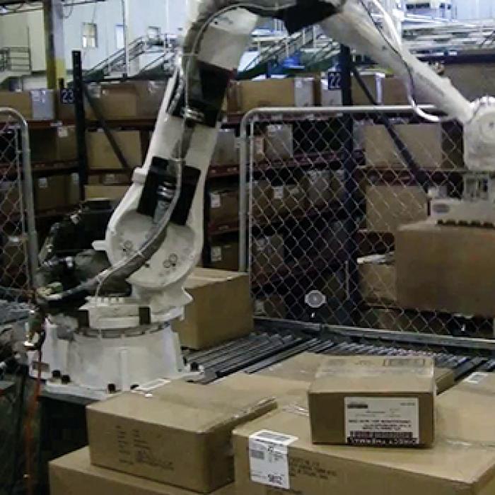 NASA-improved robot sorting boxes