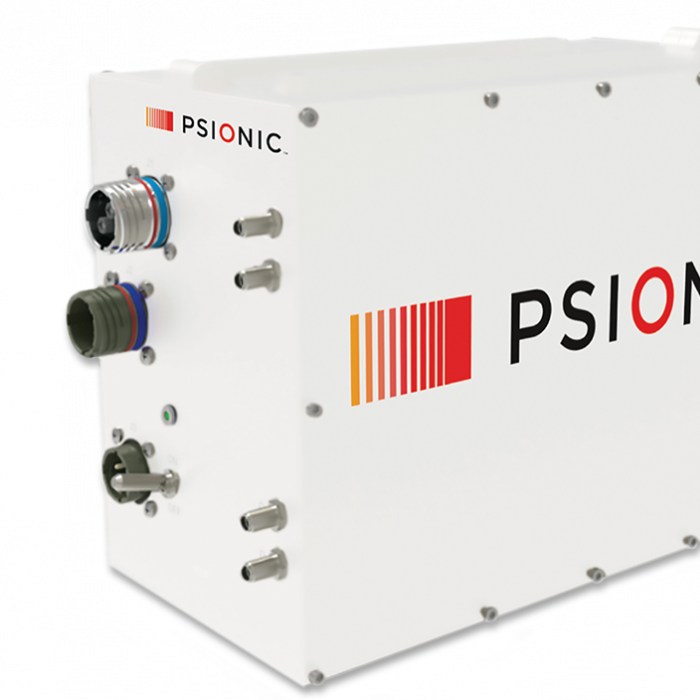 The Psionic Navigational Doppler Lidar System – a white box with connection ports and switches on one end