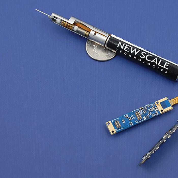 New Scale Technologies’ tiny, low-voltage positioner