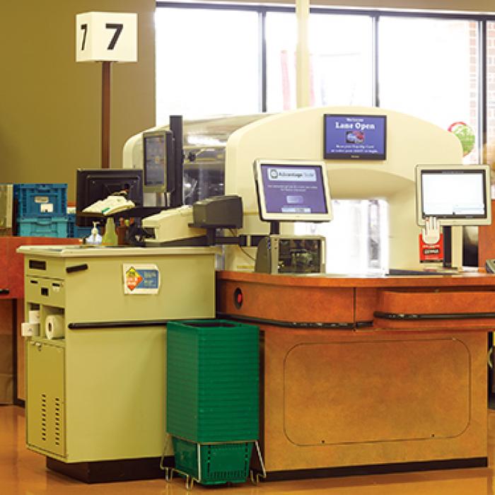 A Scan Tunnel self-checkout lane