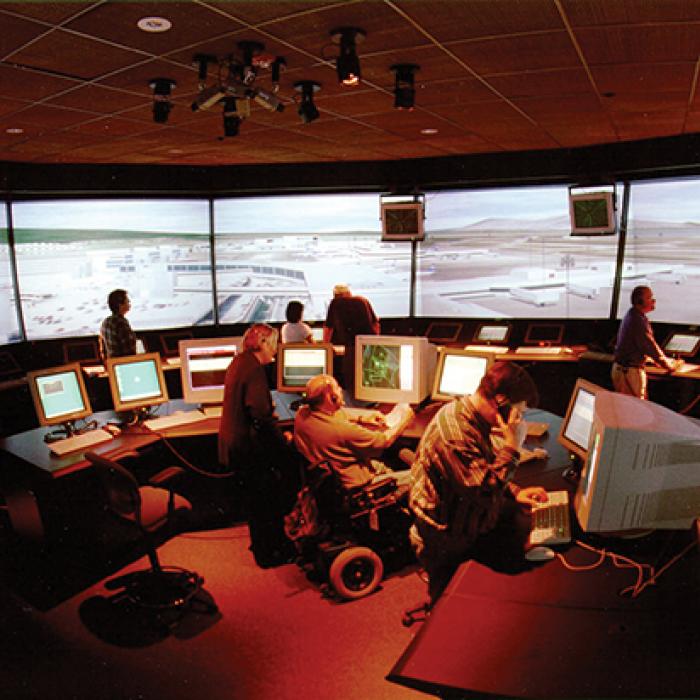 Virtual airport control center