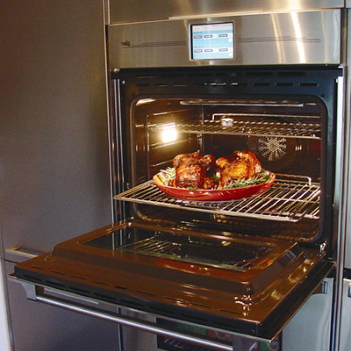 The ConnectIo Intelligent Oven is programmable