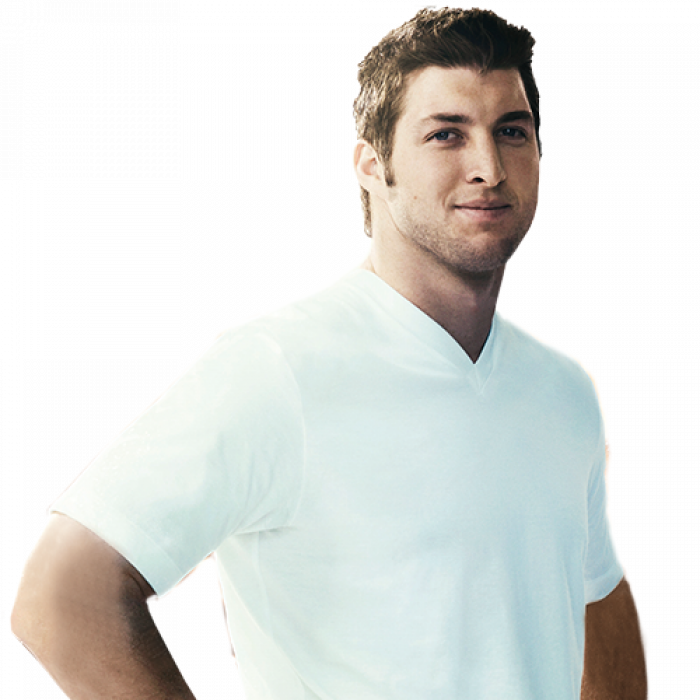 Professional football player Tim Tebow