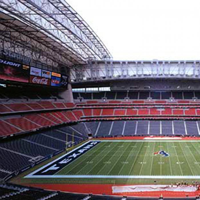 A view from inside Houston’s Reliant Stadium