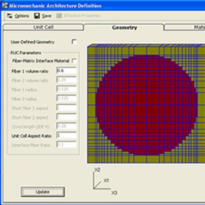 Screen shot from Hyper-MAC, an add-on module for the HyperSizer software