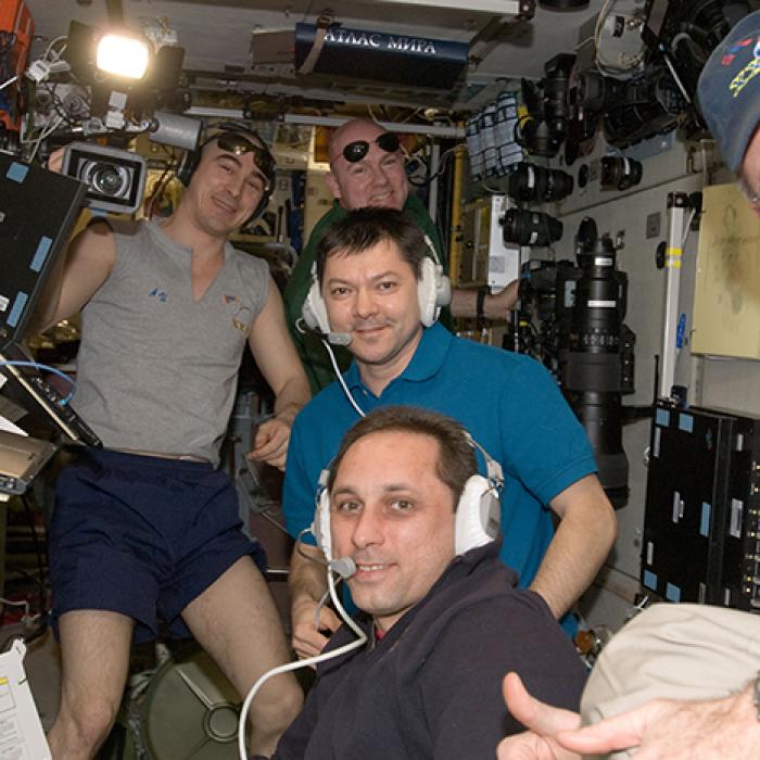 Crew onboard the International Space Station