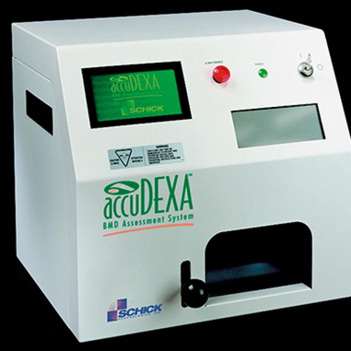 accuDEXA bone density testing machine