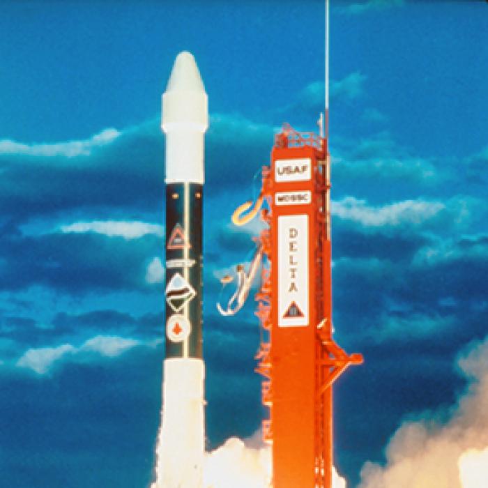 Delta rocket launch