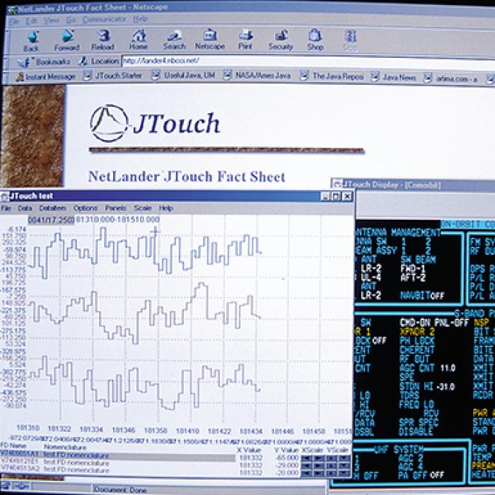 JTouch provides continuous perfect information by graphing any number of measurements to aid visual interpretation of numerical data.