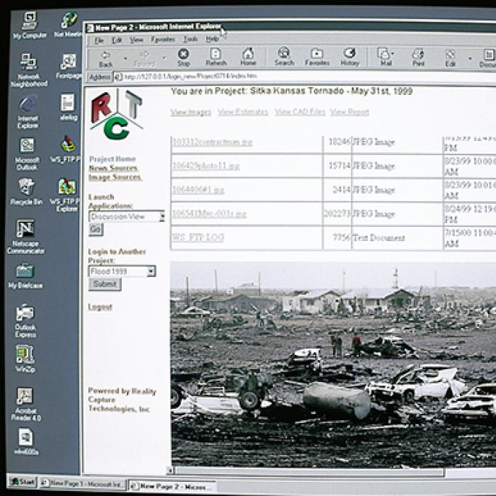 Screen shot of RCT software