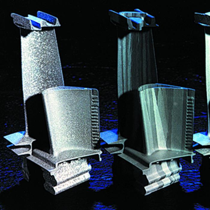 Cast turbine blades