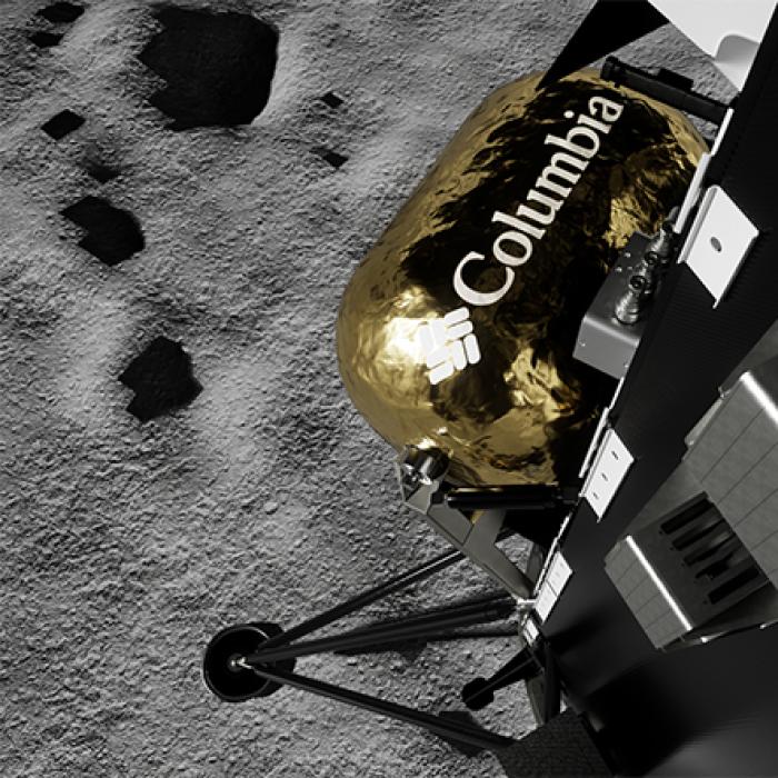 Columbia Sportswear will test the ability of its new Omni-Heat Infinity thermal-reflective technology to protect parts of the first Nova-C lander