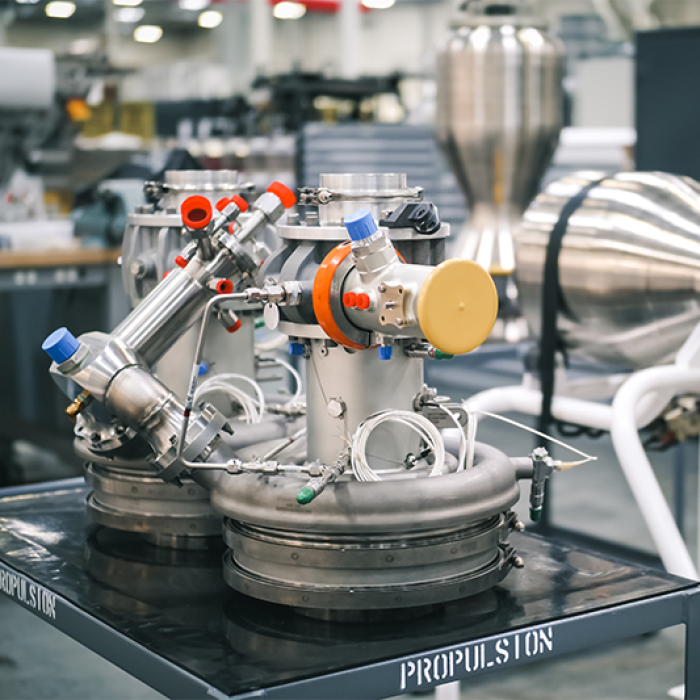 Turbopumps used in the NewtonThree engine from the first stage of Virgin Orbit’s LauncherOne rocket