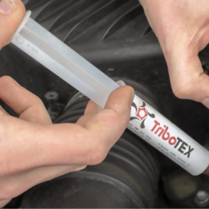 TriboTEX liquid is injected into an engine