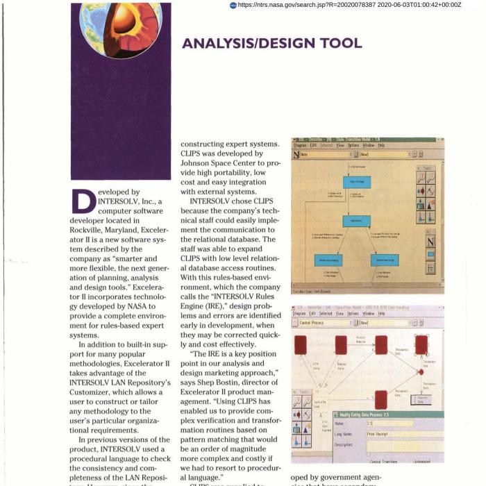 Analysis/Design Tool