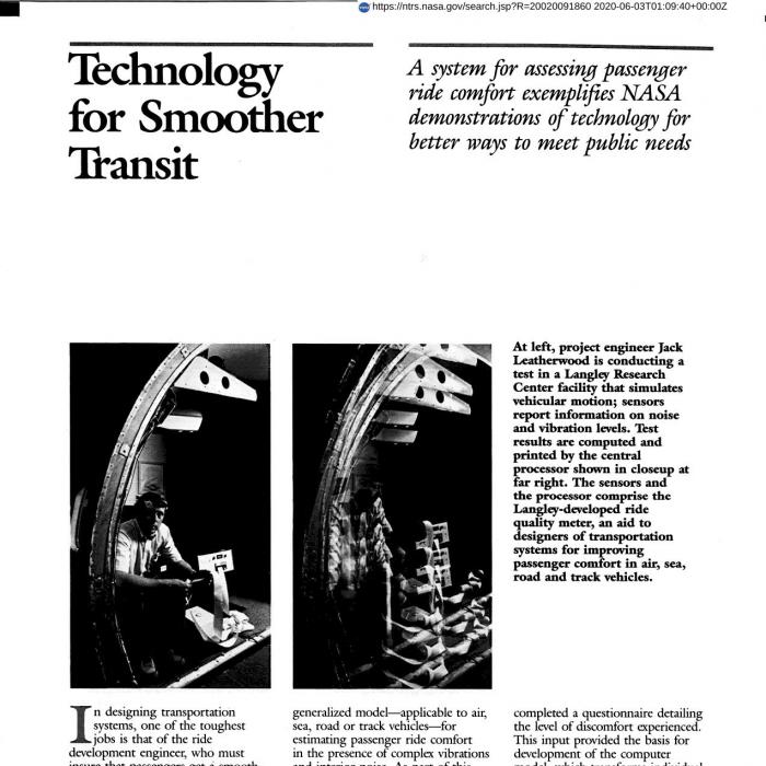 Technology for Smoother Transit