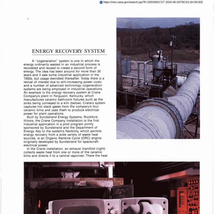 Energy Recovery System
