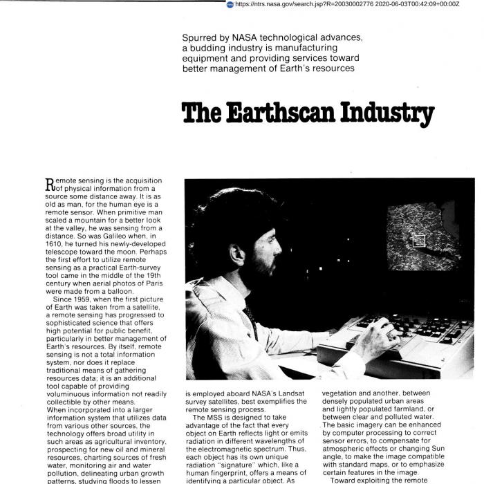 The Earthscan Industry