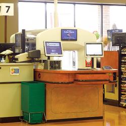 A Scan Tunnel self-checkout lane