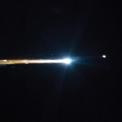 Return of Soyuz spacecraft through atmosphere