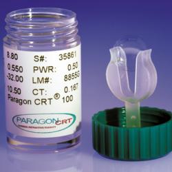 Contact lens bottle and holder
