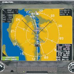 Top-down indicator of a flight approach