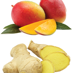 Mangoes and Ginger root