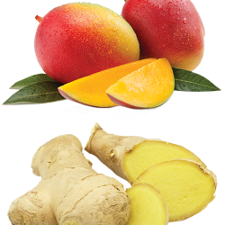 Mangoes and Ginger root Mangoes and Ginger root