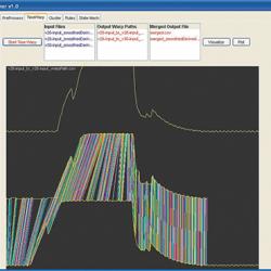 Screen shot of SensorMiner software