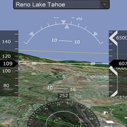 Synthetic vision display