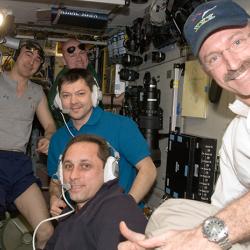 Crew onboard the International Space Station