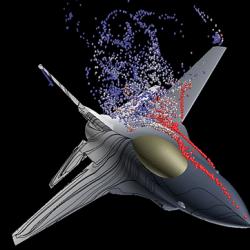 FIELDVIEW screen shot of fighter jet
