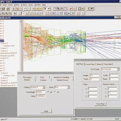 Screen shot of Lambda Research's TracePro software 