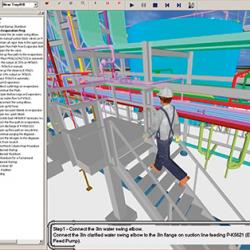 OpSim screen shot of a virtual environment
