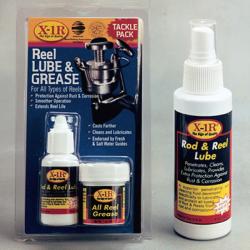 Reel Lube & Grease in large and small sizes and packaging