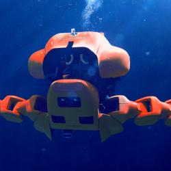 Aquanaut robot swimming