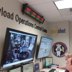 Through an agreement with NASA, astronauts conduct the experiments that use Techshot’s bone densitometer. The company maintains a payload operations center from which it can monitor its space-based equipment and download data in real time. Techshot mission control room