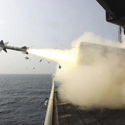 Missile fired by Navy