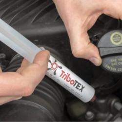 TriboTEX liquid is injected into an engine