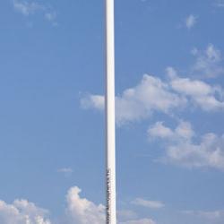 iberglass lightning mast contains signal processors that provide data to a computer