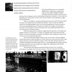 Technology for Water Treatment (National Water Management)