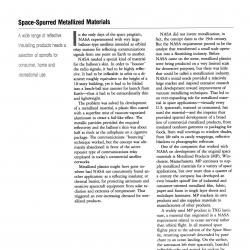 Space-Spurred Metallized Materials