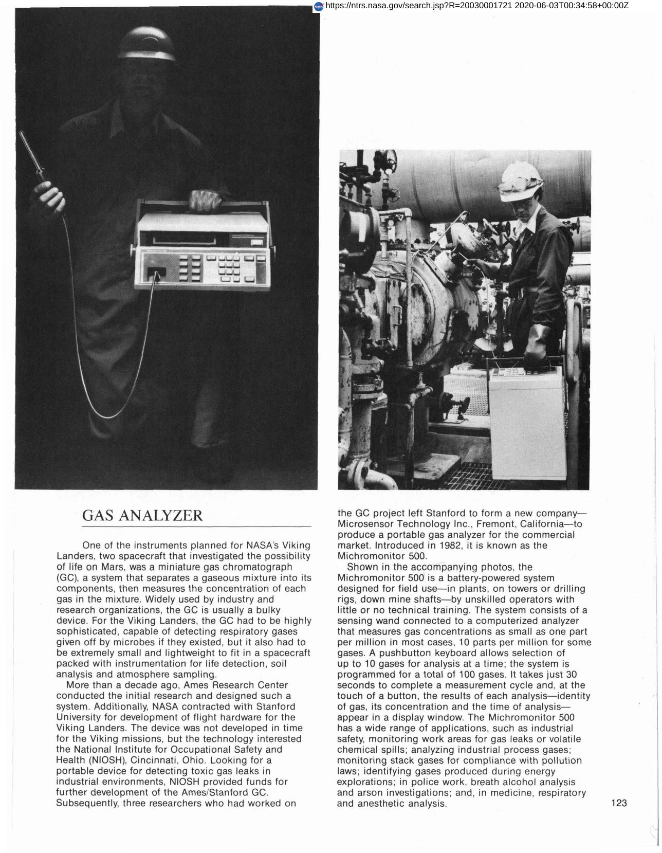Gas Analyzer (1983)