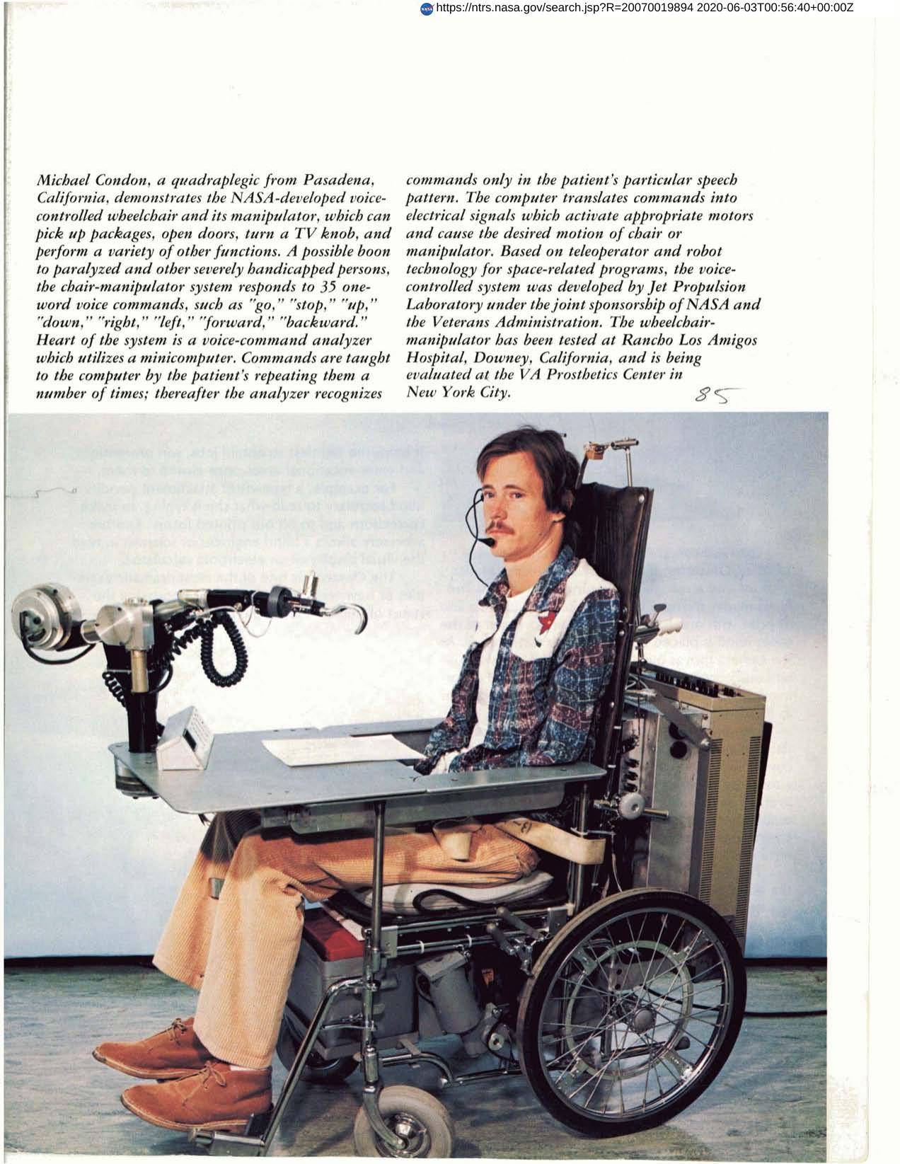 Voice Controlled Wheelchair